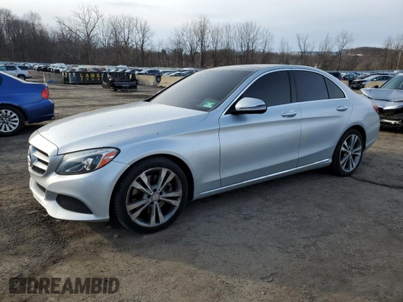 2017 Mercedes-Benz C with VIN NJ1266E, listed as a Copart auction lot 47174515 with Not provided miles and Salvage title. Bid and sale history available at DreamBid. Image 1.