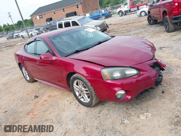 2006 Pontiac Grand Prix GT z VIN 2G2WR584961105206, wystawiony jako IAAI lot #39397936 z przebiegiem 193 620 mil mil oraz . Historia ofert i sprzedaży dostępna na DreamBid. Obrazek 1.
