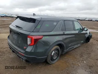 2022 Ford Explorer ST with VIN 1FM5K8GC6NGB02881, listed as a Copart auction lot 47643745 with 72,324 mi miles and Salvage Title. Bid and sale history available at carsss.com. Image 3.
