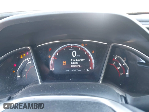 2020 Honda Civic Sedan Sport with VIN 19XFC2F81LE011756, listed as a IAAI auction lot 41667156 with 79,527 mi miles. Bid and sale history available at carsss.com. Image 7.