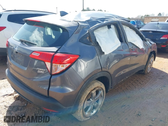 2017 Honda HR-V LX with VIN 3CZRU6H33HG701033, listed as a IAAI auction lot 41725836 with 80,623 mi miles. Bid and sale history available at carsss.com. Image 4.