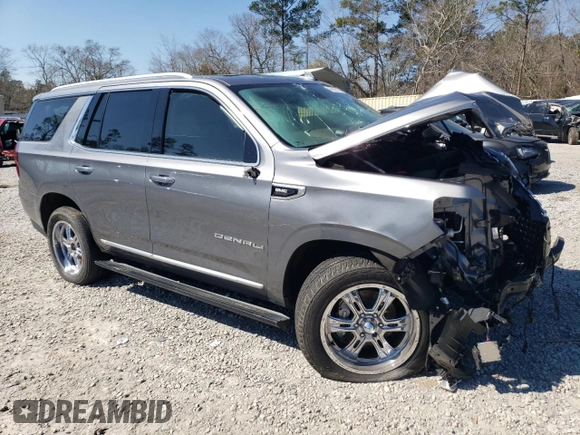 2021 GMC Yukon Denali with VIN 1GKS2DKL2MR129896, listed as a Copart auction lot 46808315 with 0 mi miles and Salvage Title. Bid and sale history available at carsss.com. Image 4.