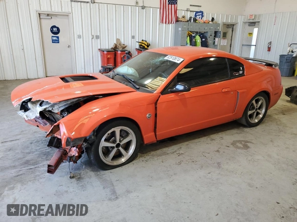 2004 Ford Mustang Premium Mach 1 with VIN 1FAFP42R24F139192, listed as a Copart auction lot 82810874 with Not provided miles and Salvage title. Bid and sale history available at DreamBid. Image 1.