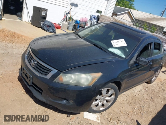 2009 Honda Accord EX-L with VIN 1HGCP36889A048474, listed as a IAAI auction lot 42043135 with 217,640 mi miles and . Bid and sale history available at DreamBid. Image 2.