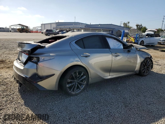 2022 Lexus IS 350 F Sport z VIN JTHGZ1B25N5056758, wystawiony jako Copart lot #53915925 z przebiegiem 25 576 mil mil oraz Szkoda całkowita • Salvage title. Historia ofert i sprzedaży dostępna na DreamBid. Obrazek 3.
