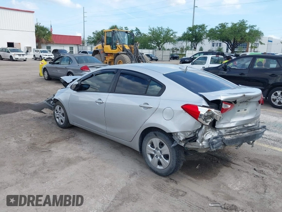 2015 Kia Forte LX with VIN KNAFK4A6XF5339338, listed as a IAAI auction lot 41887512 with 113,993 mi miles and . Bid and sale history available at carsss.com. Image 3.