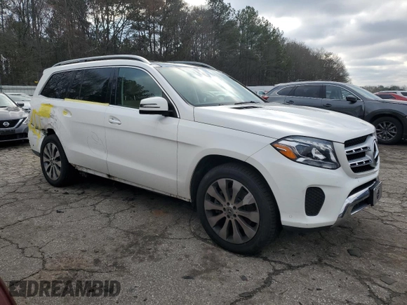 2018 Mercedes-Benz GLS 450 with VIN 4JGDF6EE4JB132316, listed as a Copart auction lot 42323674 with 63,686 mi miles and . Bid and sale history available at DreamBid. Image 4.