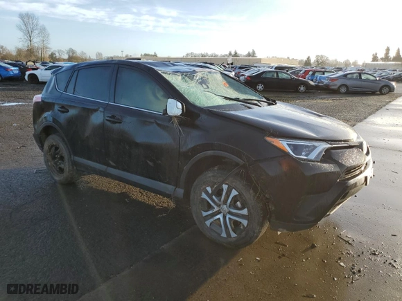 2018 Toyota RAV4 LE with VIN 2T3BFREV6JW742321, listed as a Copart auction lot 47231285 with 0 mi miles and Salvage Title. Bid and sale history available at carsss.com. Image 4.