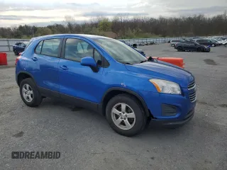 2016 Chevrolet Trax LS with VIN KL7CJNSB4GB570780, listed as a Copart auction lot 52558245 with 181,791 mi miles and Salvage Title. Bid and sale history available at carsss.com. Image 4.