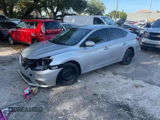2019 Nissan Sentra S with VIN 3N1AB7AP5KY332143, listed as a IAAI auction lot 42196842 with 51,386 mi miles and . Bid and sale history available at DreamBid. Image 2.