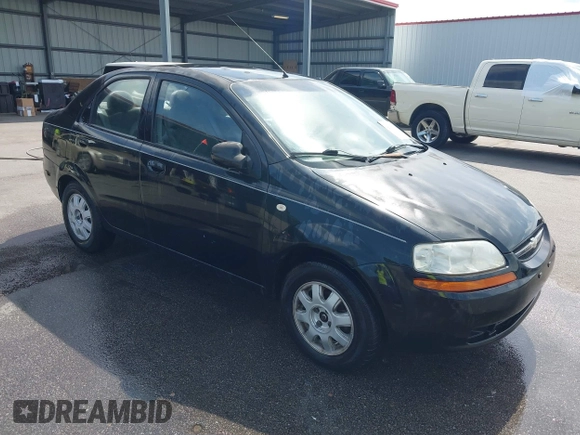 2005 Chevrolet Aveo LS with VIN KL1TD52685B481277, listed as a IAAI auction lot 42165358 with 247,940 mi miles and . Bid and sale history available at DreamBid. Image 1.