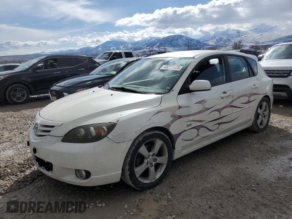 2006 Mazda 3 S Sport with VIN JM1BK144761434411, listed as a Copart auction lot 48255625 with 106,251 mi miles and Salvage Title. Bid and sale history available at DreamBid. Image 1.