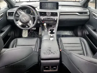 2021 Lexus RX 350 F Sport with VIN 2T2SZMDA1MC296579, listed as a Copart auction lot 57961715 with 40,336 mi miles and Salvage title. Bid and sale history available at DreamBid. Image 8.