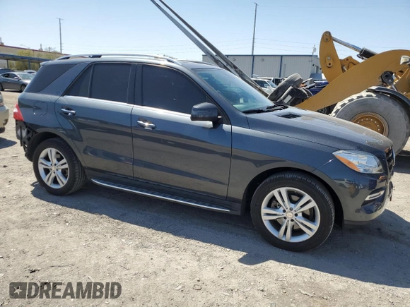 2015 Mercedes-Benz M ML 350 with VIN 4JGDA5JB9FA592587, listed as a Copart auction lot 52114055 with 73,978 mi miles and Salvage Title. Bid and sale history available at carsss.com. Image 4.