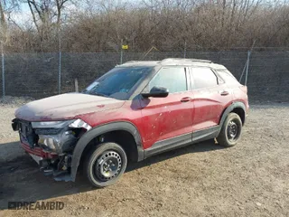 2023 Chevrolet TrailBlazer RS with VIN KL79MUSL7PB050478, listed as a IAAI auction lot 41675158 with 9,581 mi miles. Bid and sale history available at carsss.com. Image 16.
