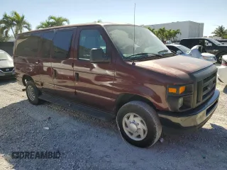2011 Ford Econoline Passenger XL with VIN 1FBNE3BL3BDA28763, listed as a Copart auction lot 48136025 with 136,726 mi miles and Clean Title. Bid and sale history available at carsss.com. Image 4.