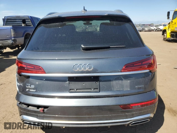 2022 Audi Q5 S line Premium with VIN WA1GAAFY5N2101636, listed as a Copart auction lot 68905304 with 16,019 mi miles and Salvage Title. Bid and sale history available at carsss.com. Image 6.