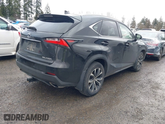 2016 Lexus NX 200t with VIN JTJBARBZ6G2052007, listed as a IAAI auction lot 41647197 with 122,584 mi miles and . Bid and sale history available at DreamBid. Image 4.