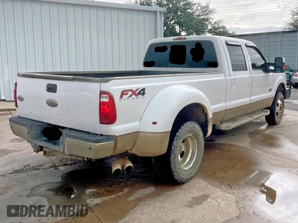 2012 Ford F-350 XL with VIN 1FT8W3DT3CEB04450, listed as a Copart auction lot 54800735 with 294,878 mi miles and Clean Title. Bid and sale history available at DreamBid. Image 4.