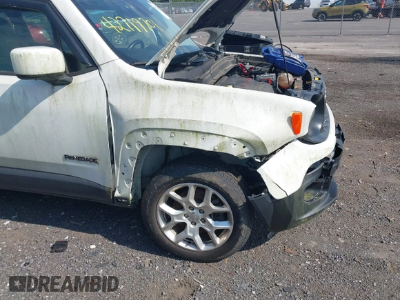 2017 Jeep Renegade Latitude with VIN ZACCJBBB9HPG48446, listed as a IAAI auction lot 42719701 with 72,769 mi miles and . Bid and sale history available at DreamBid. Image 17.