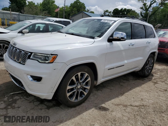 2018 Jeep Grand Cherokee High Altitude z VIN 1C4RJFCT9JC444510, wystawiony jako Copart lot #58078285 z przebiegiem 98 226 mil mil oraz Szkoda całkowita • Salvage title. Historia ofert i sprzedaży dostępna na DreamBid. Obrazek 1.