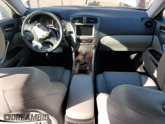 2008 Lexus IS 250 z VIN JTHBK262982061367, wystawiony jako Copart lot #52979875 z przebiegiem 168 685 mil mil oraz Szkoda całkowita • Salvage title. Historia ofert i sprzedaży dostępna na DreamBid. Obrazek 8.