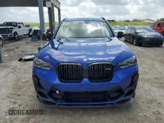 2024 BMW X3 M with VIN 5YM13EC04R9U76210, listed as a Copart auction lot 50808505 with 0 mi miles and Salvage Title. Bid and sale history available at carsss.com. Image 5.