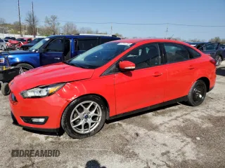 2015 Ford Focus SE with VIN 1FADP3F2XFL336419, listed as a Copart auction lot 52314705 with 105,555 mi miles and Salvage Title. Bid and sale history available at carsss.com. Image 1.