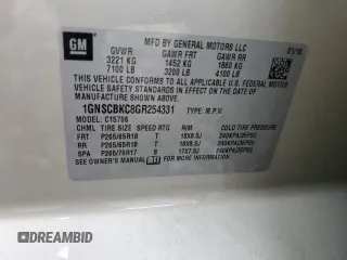 2016 Chevrolet Tahoe LT with VIN 1GNSCBKC8GR254331, listed as a Copart auction lot 59745485 with 239,511 mi miles and Salvage title. Bid and sale history available at DreamBid. Image 13.