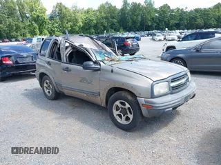 2003 Chevrolet Tracker ZR2 with VIN 2CNBJ734036917735, listed as a IAAI auction lot 42449235 with 267,569 mi miles and . Bid and sale history available at DreamBid. Image 1.