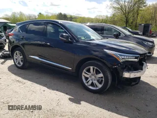 2021 Acura RDX Advance with VIN 5J8TC2H71ML020555, listed as a Copart auction lot 54877845 with 36,600 mi miles and Salvage title. Bid and sale history available at DreamBid. Image 4.