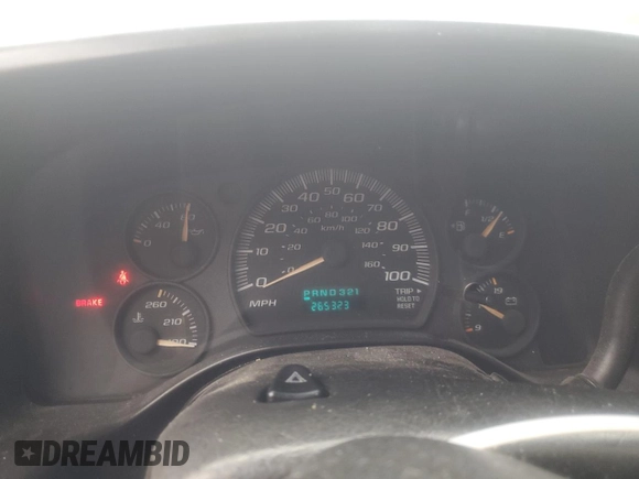 2003 Chevrolet Express Cargo with VIN 1GCGG25U831126705, listed as a Copart auction lot 73466744 with 265,323 mi miles and Salvage Title. Bid and sale history available at DreamBid. Image 9.