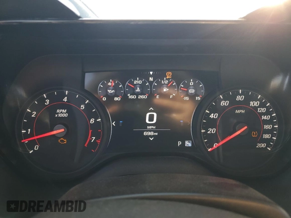 2023 Chevrolet Camaro ZL1 z VIN 1G1FK1R62P0152754, wystawiony jako Copart lot #47596115 z przebiegiem 698 mil mil oraz Szkody całkowita. Historia ofert i sprzedaży dostępna na DreamBid. Obrazek 9.