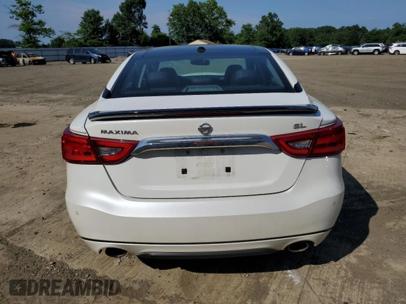 2017 Nissan Maxima SL with VIN 1N4AA6AP1HC376982, listed as a Copart auction lot 62592025 with 62,123 mi miles and Salvage title. Bid and sale history available at DreamBid. Image 6.