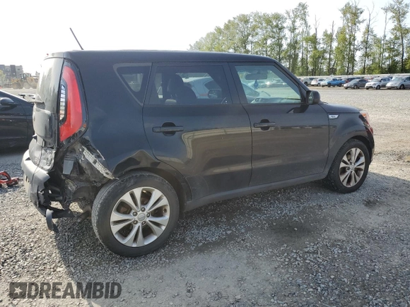 2015 Kia Soul + with VIN KNDJP3A59F7114011, listed as a Copart auction lot 55461055 with 86,413 mi miles and Salvage Title. Bid and sale history available at DreamBid. Image 3.