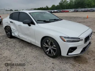 2020 Volvo S60 R-Design with VIN 7JR102FM8LG067596, listed as a Copart auction lot 51402483 with 49,417 mi miles. Bid and sale history available at carsss.com. Image 4.