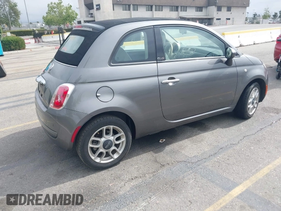 2012 FIAT 500 Pop with VIN 3C3CFFDR2CT131787, listed as a IAAI auction lot 42172058 with 133,556 mi miles and . Bid and sale history available at DreamBid. Image 4.
