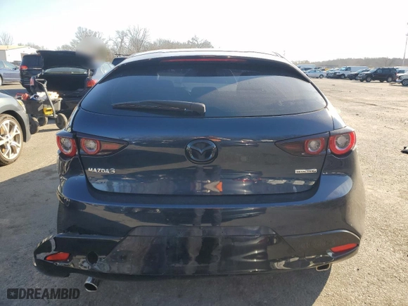 2024 Mazda Mazda3 Hatchback 2.5 S Select Sport with VIN JM1BPAKM8R1720406, listed as a Copart auction lot 46578015 with 4,451 mi miles and Salvage Title. Bid and sale history available at carsss.com. Image 6.