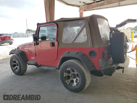 1997 Jeep Wrangler Sport with VIN 1J4FY19S3VP489709, listed as a Copart auction lot 53937475 with 127,171 mi miles and Salvage Title. Bid and sale history available at carsss.com. Image 2.