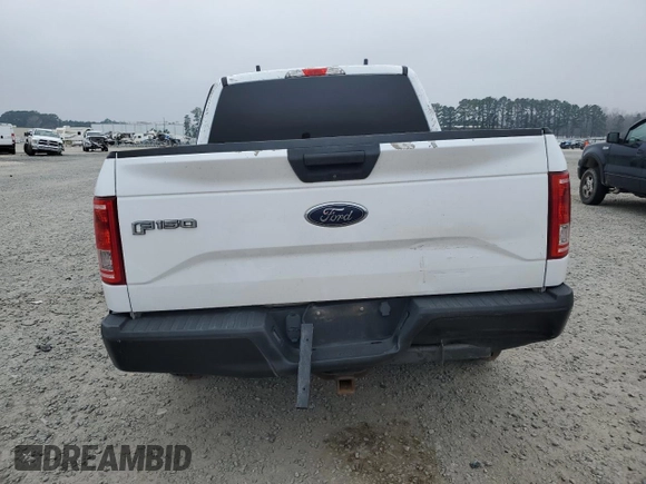 2017 Ford F-150 XL with VIN 1FTEW1EF1HKE26819, listed as a Copart auction lot 49218415 with 100,433 mi miles and Salvage Title. Bid and sale history available at carsss.com. Image 6.