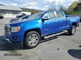 2018 GMC Canyon 4WD SLT z VIN 1GTG6DEN9J1158549, wystawiony jako Copart lot #54042415 z przebiegiem 134 645 mil mil oraz Szkoda całkowita • Salvage title. Historia ofert i sprzedaży dostępna na DreamBid. Obrazek 1.