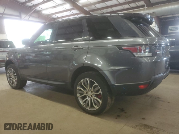 2016 Land Rover Range Rover Sport Dynamic with VIN SALWR2EF7GA584127, listed as a Copart auction lot 58543415 with 95,542 mi miles and Salvage title. Bid and sale history available at DreamBid. Image 2.
