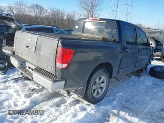 2012 Nissan Titan S with VIN 1N6AA0EJ3CN312305, listed as a IAAI auction lot 41339259 with 147,608 mi miles. Bid and sale history available at carsss.com. Image 4.