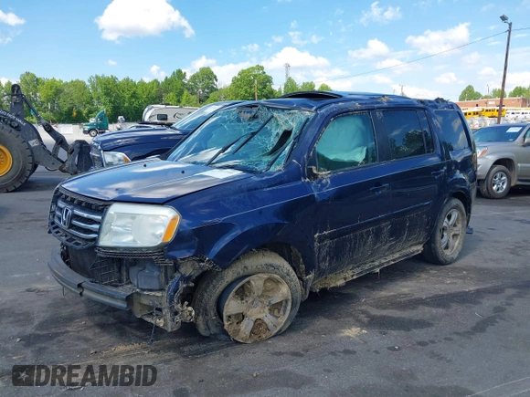2013 Honda Pilot EX-L z VIN 5FNYF3H50DB037818, wystawiony jako IAAI lot #42201146 z przebiegiem 201 321 mil mil oraz . Historia ofert i sprzedaży dostępna na DreamBid. Obrazek 2.