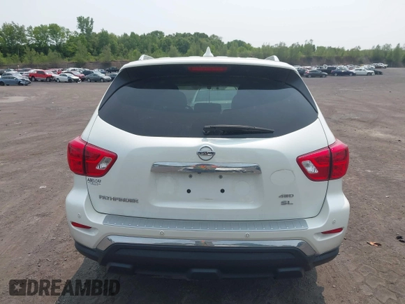 2019 Nissan Pathfinder SV z VIN 5N1DR2MM5KC615110, wystawiony jako IAAI lot #42399030 z przebiegiem 129 844 mil mil oraz . Historia ofert i sprzedaży dostępna na DreamBid. Obrazek 16.