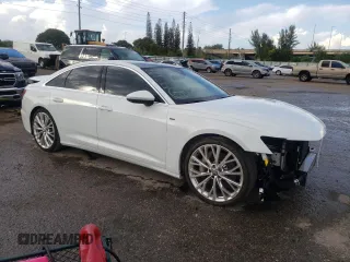 2019 Audi A6 Prestige with VIN WAUM2AF2XKN104654, listed as a Copart auction lot 65513202 with 32,096 mi miles. Bid and sale history available at carsss.com. Image 4.
