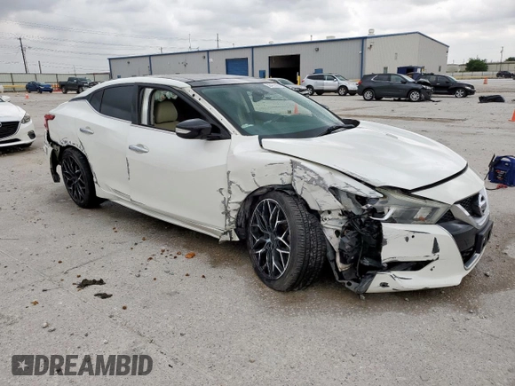2016 Nissan Maxima S with VIN 1N4AA6AP5GC408105, listed as a Copart auction lot 59423595 with 97,608 mi miles and Salvage title. Bid and sale history available at DreamBid. Image 4.