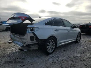 2017 Hyundai Sonata Sport with VIN 5NPE34AF0HH518213, listed as a Copart auction lot 85695044 with 121,507 mi miles and Clean Title. Bid and sale history available at DreamBid. Image 3.