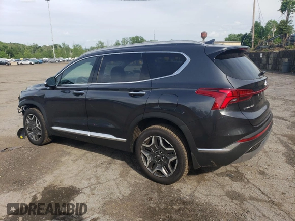 2023 Hyundai Santa Fe Hybrid SEL Premium with VIN 5NMS3DA11PH022808, listed as a Copart auction lot 55766214 with 4,398 mi miles and Salvage Title. Bid and sale history available at carsss.com. Image 2.