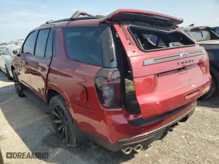2022 Chevrolet Tahoe RST with VIN 1GNSKRKLXNR128058, listed as a Copart auction lot 76407744 with 0 mi miles and Salvage Title. Bid and sale history available at carsss.com. Image 2.